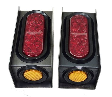 steel tailer light boxes|double tail light box.